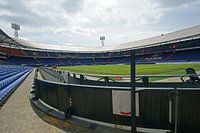 Feijenoord stadion de Kuip net naast het veld