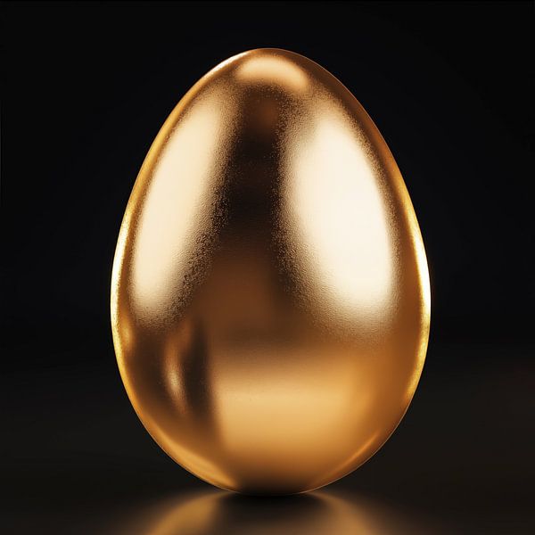 Ei van goud portret van TheXclusive Art