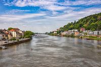 Der Neckar in Heidelberg in Deutschland