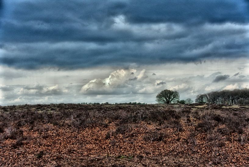 A threatening dark sky. by Jurjen Jan Snikkenburg