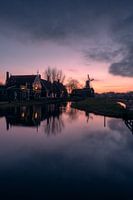 Sonnenuntergang in der Zaanse Schans