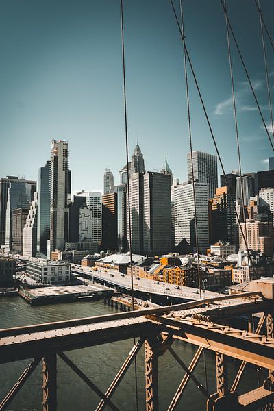 Brooklyn Bridge: een mijlpaal door de eeuwen heen van Endre Lommatzsch