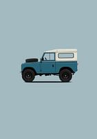 Land Rover Serie Blau