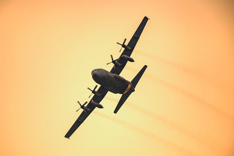 Lockheed C-130 Hercules military airplane of the Royal Dutch Air Force by Sjoerd van der Wal Photography