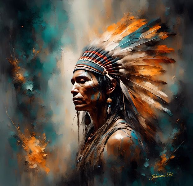 Amerikanisches Ureinwohnererbe 59 von Johannas Art Creations
