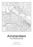 City map - Netherlands - Amsterdam
