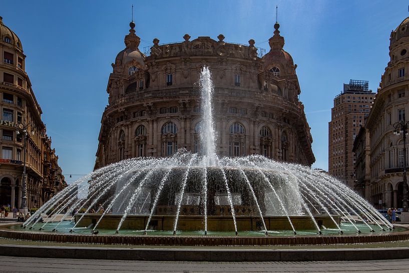 Piazza De Ferrari Genua von Dennis Eckert