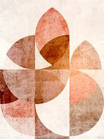 Scandinavisch Retro Landschap Brons Beige