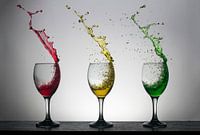 High-speed wine glasses