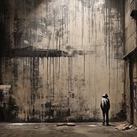 Voyage urbain de l'impermanence : une fusion de Wabi-Sabi et de Banksy&quot ;