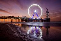Scheveningen Pier during sunset