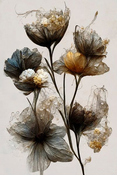 Dry Flowers No 2 by Treechild