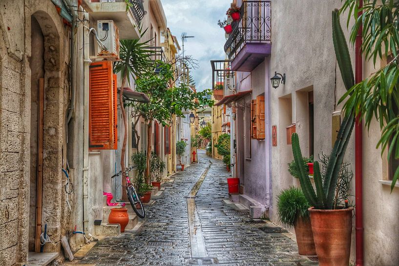 Rethymnon nach dem Regen von Chantalla Photography