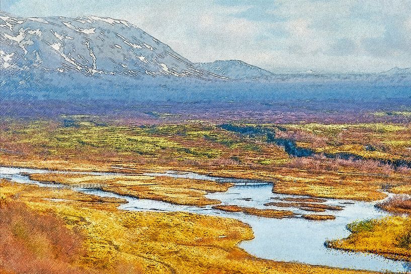 Thingvellir, Iceland by Frans Blok - photos, art and other wall decoration