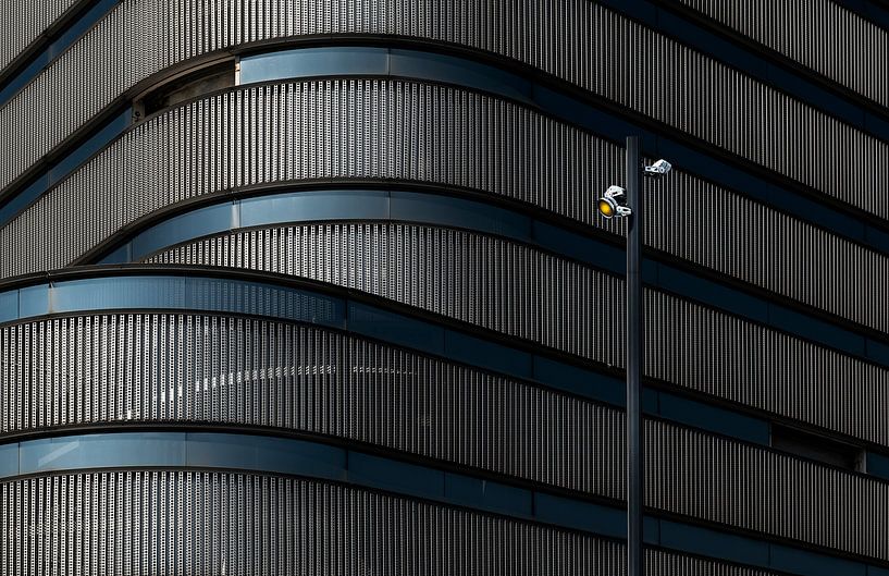 Veranda-Parkplatz, Feijenoord P5G Rotterdam von Wim Schuurmans