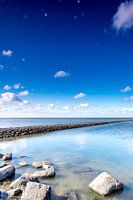 Boulder pier in the Wadden Sea