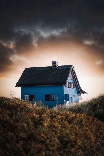 La maison bleue de Heiligenhafen par Fabian Elsing