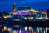 Maasboulevard Venlo am Abend
