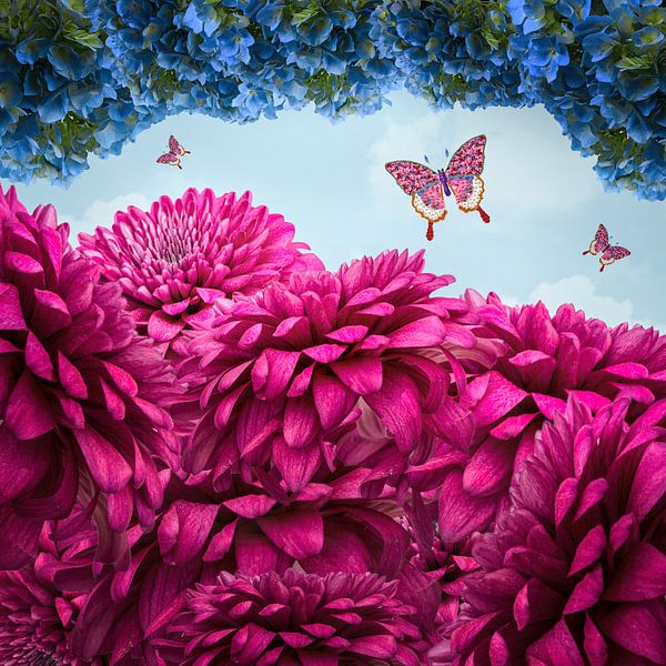 Wegfliegen von Klaartje Majoor