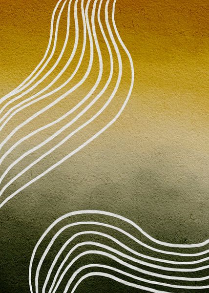 Timeless - abstraktes Muster olivgrün/true joy von Atelier Nadine