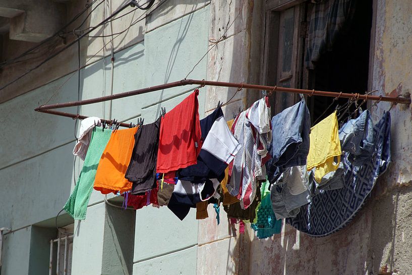 Wäscherei auf dem Gestell von Astrid Tomeij
