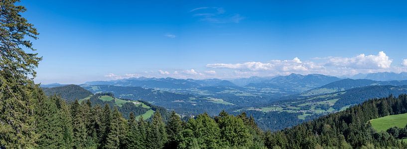 Paysage de montagne dans les Alpes du Vorarlberg en Autriche en été par Sjoerd van der Wal Photographie