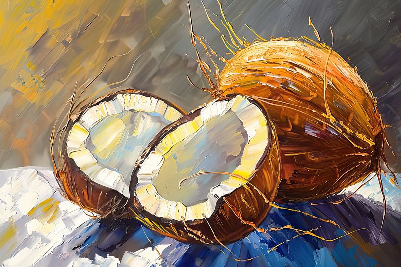 Painting Coconut by Eye catching paintings