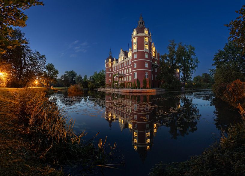 Schloss Muskau im Fürst Pückler Park von Thomas Rieger