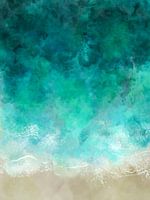 Au-dessus de la mer - Encre alcoolique numérique