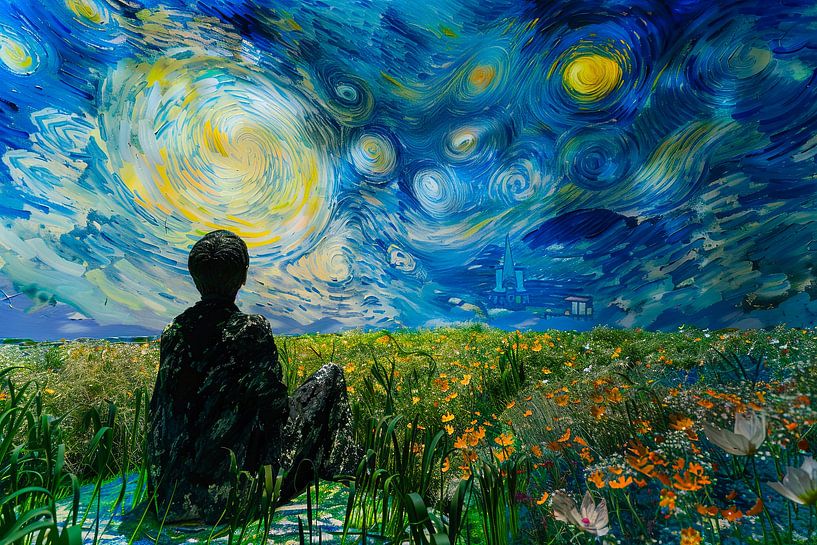 unter dem Sternenhimmel der Nacht von Egon Zitter