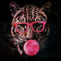 Chewing-gum Tigre Portrait Art