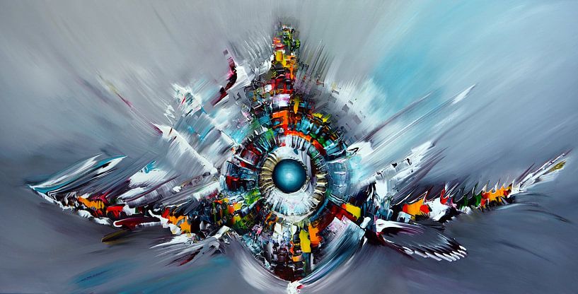 La machine à remonter le temps par Gena Theheartofart