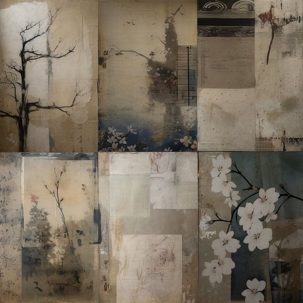 Collage vintage &quot;Zen&quot; par Studio Allee