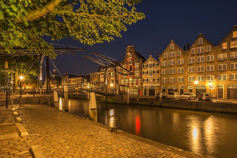 Damiatebrug et Wolwevershaven à Dordrecht en soirée par Tux Photography