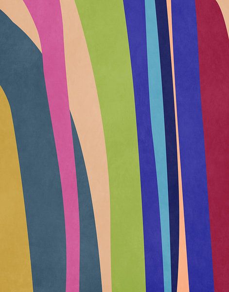 Mehrfarbige Landschaft von Georgia Chagas