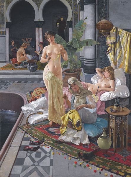 Frauen in einem persischen Bad, Blas Olleros von Atelier Liesjes