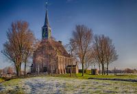 Krommenie the reformed church on the Krommeniedijk