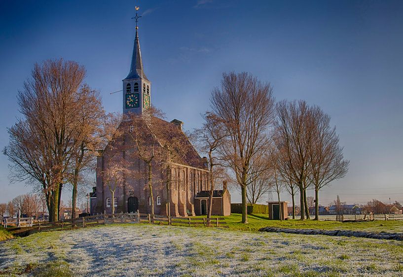 Krommenie the reformed church on the Krommeniedijk by Evelien van der Horst