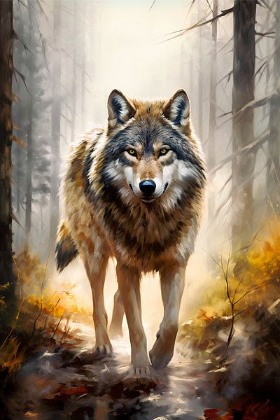 Forêt de loups 2 par Mateo