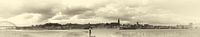 Panorama Nijmegen sepia