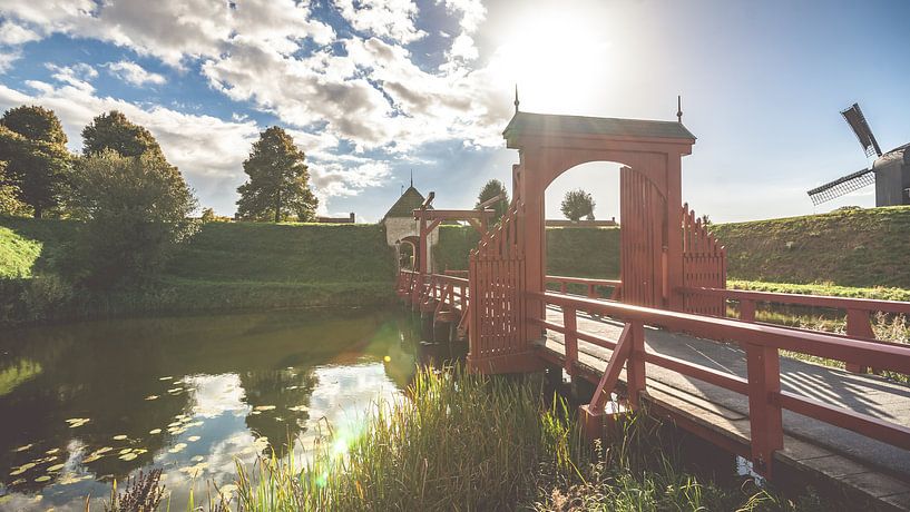 Sommerbild der Festung Bourtange von Fotografiecor .nl