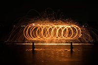 Opname in het donker. Shooting in the dark.