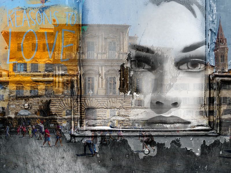 Looking at the street life of Florence von Gabi Hampe