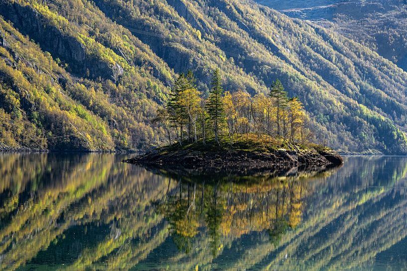 Røldalsvatnet - Mirror of Tranquillity and Beauty by Gerry van Roosmalen