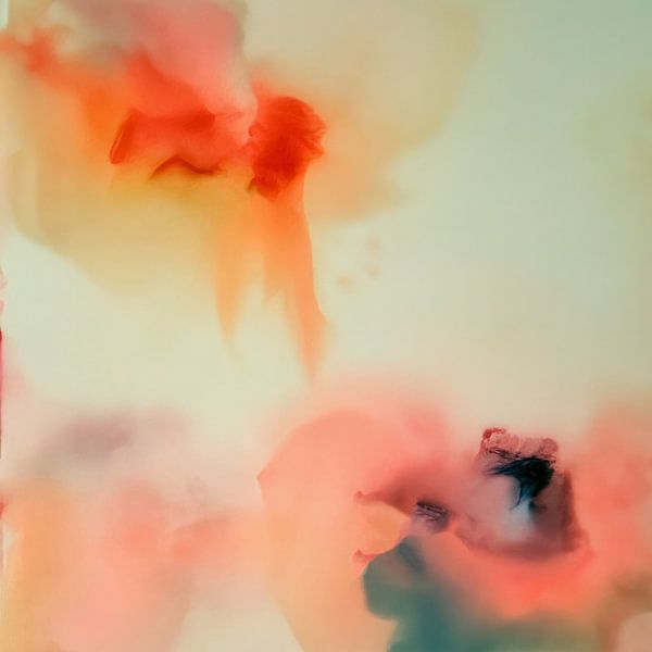 Abstraktes Aquarell in Pastellfarben von Studio Allee