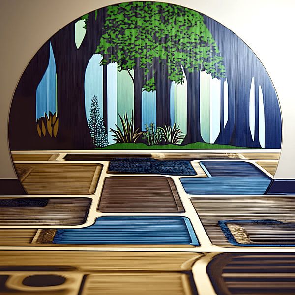 Portal to the green silence by Vythryd Arts