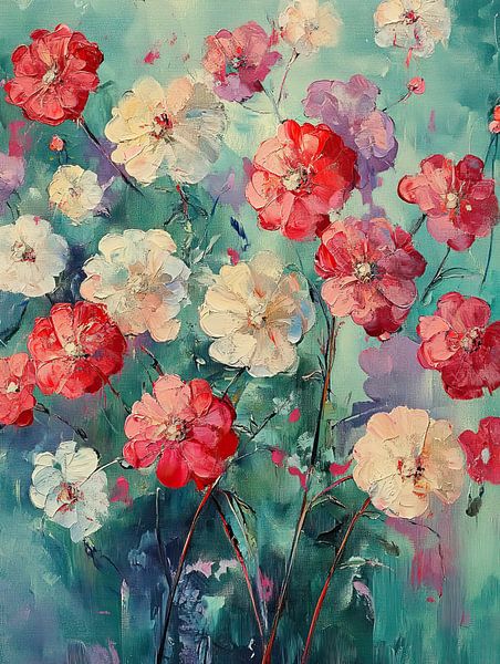 Lebendiges Blütengeflüster von Wunderbare Kunst