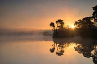 Sonnenaufgang in der Nähe des Voorst Goorven