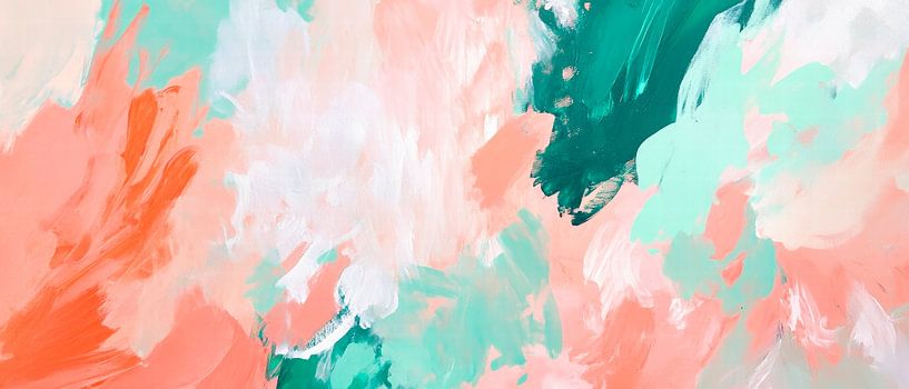 Gekleurde aquarellen - Moderne compositie van Poster Art Shop