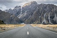 Road trip in New Zealand mountains